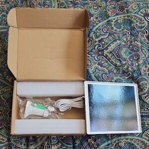 Ring Charger Solar Panel with White Power Cord